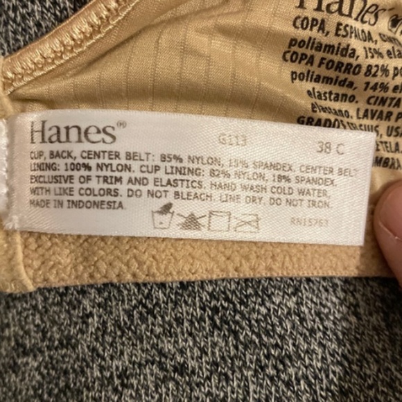 Hanes TAN Minimizer, 38C. *P1061 - Picture 7 of 7